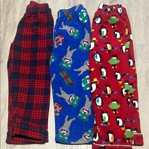 4/$20 Cozy Kids Pajama Set - Red, Blue, and Red size 4